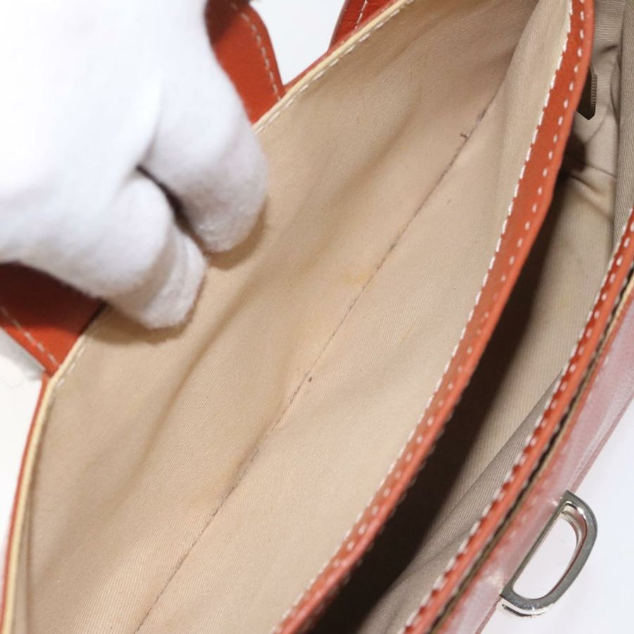 【日本直送】CELINE 橙色皮革肩背包 正品 EC246-21
