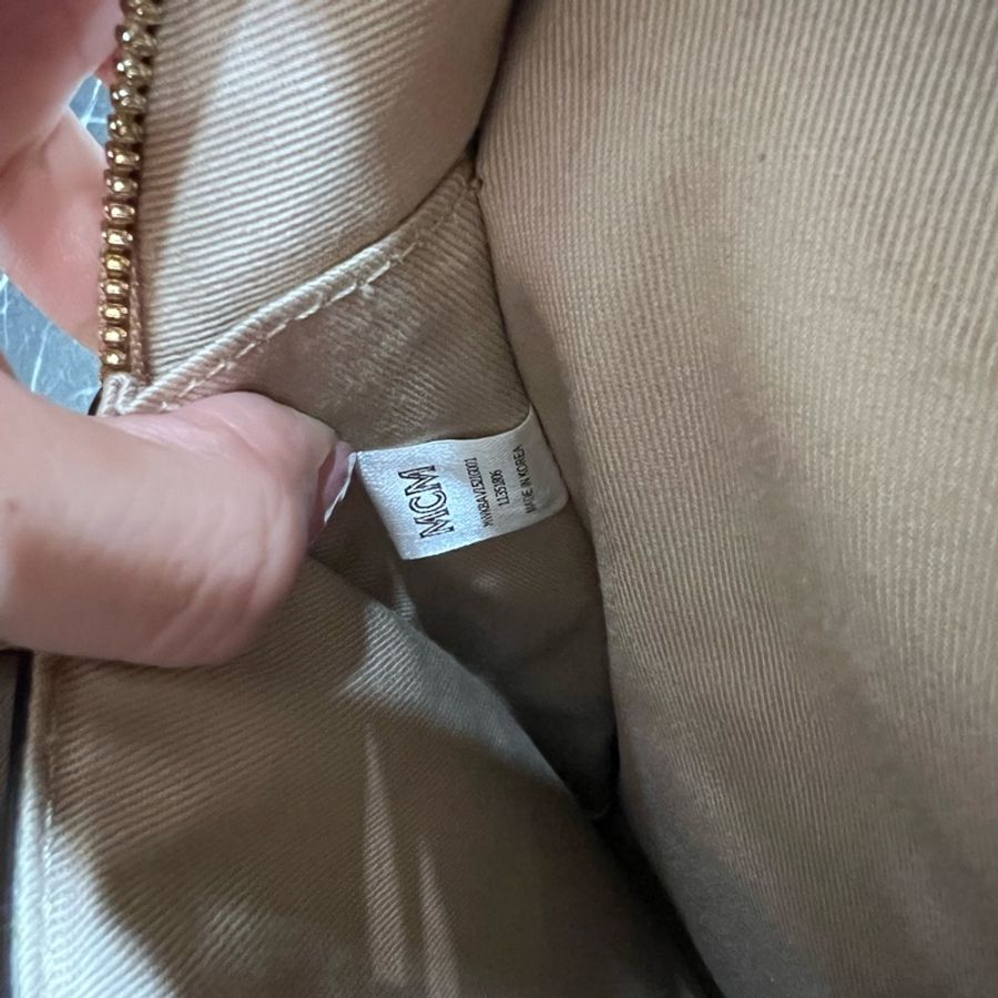 mcm 鑲鑽限量後背包-20