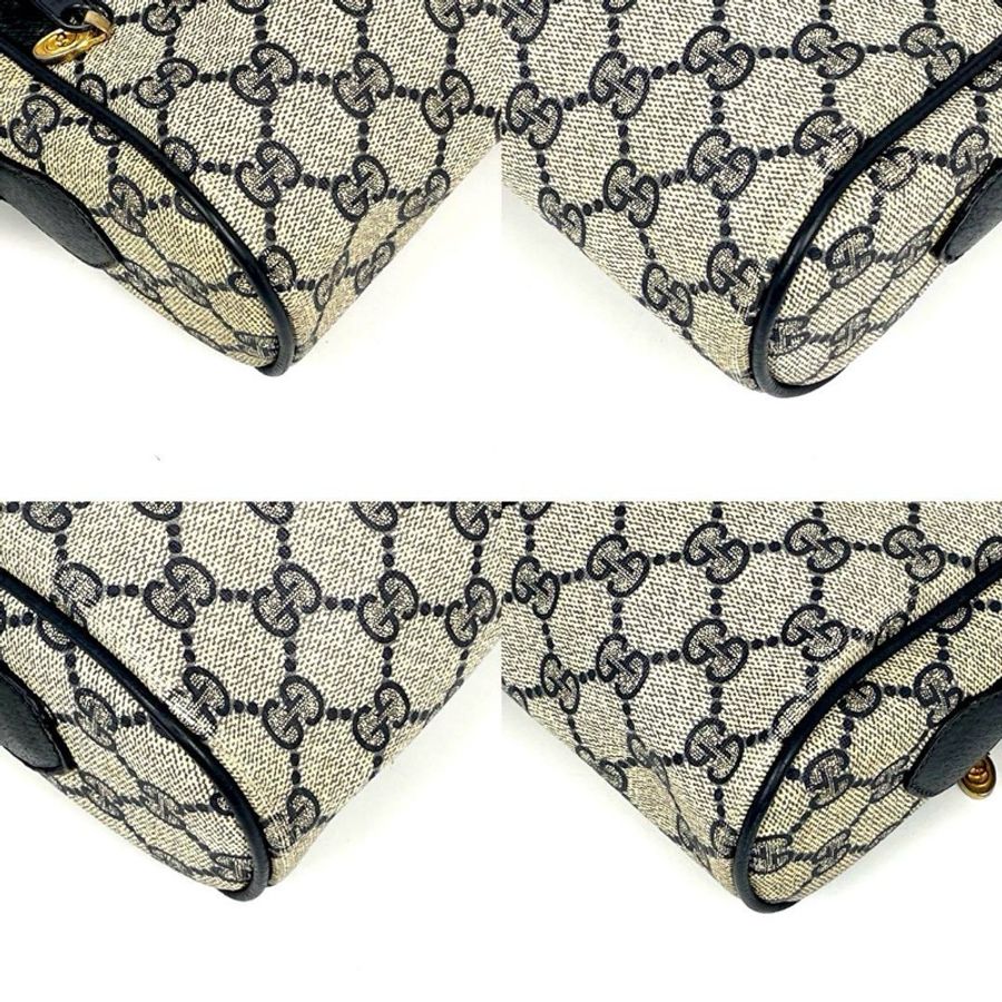 💝FuFu.Style ⟡.·* Gucci 經典黑色撞色緹花斜背包-11