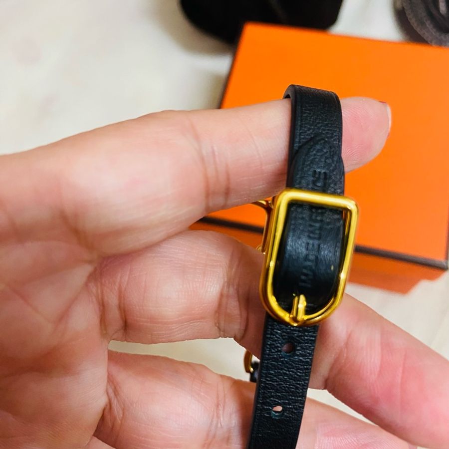 Hermes mors bracelet 黑金馬蹄扣手環-13