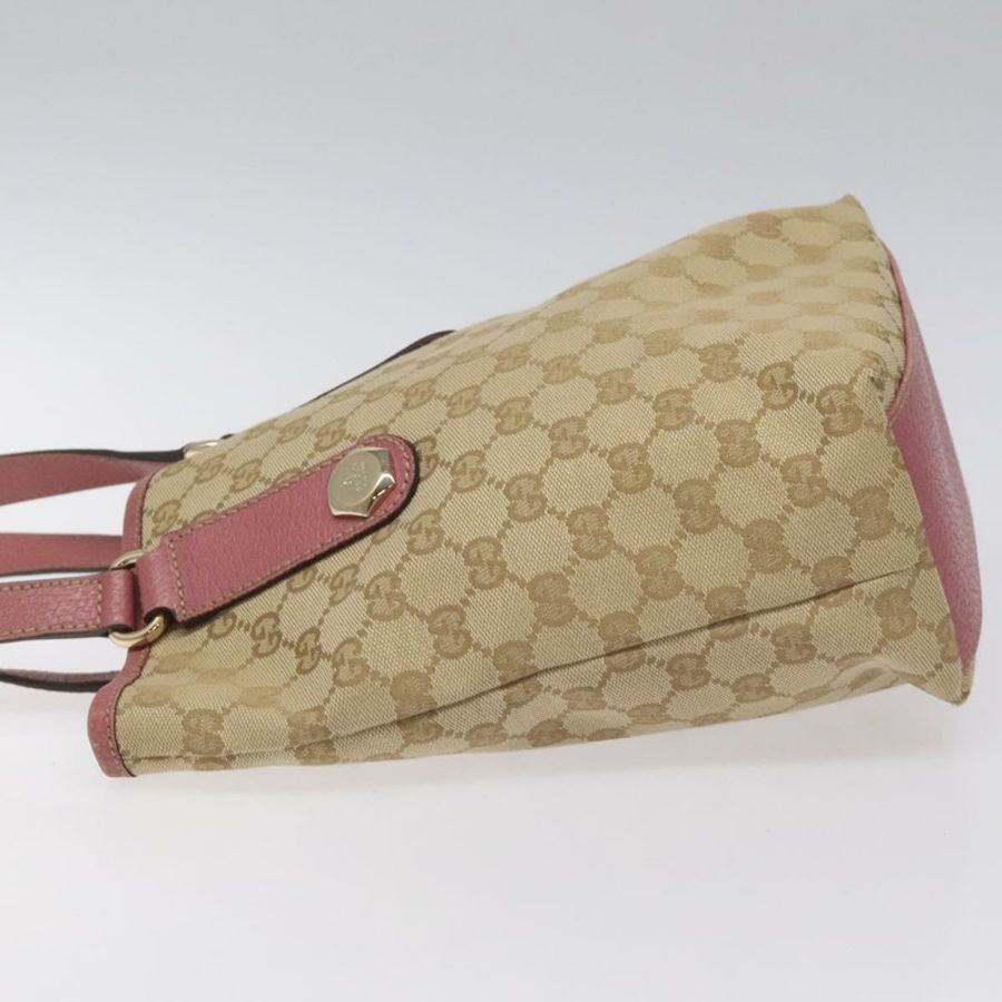 【日本直送】GUCCI GG帆布托特包 米粉紅色 正品 nb054-3