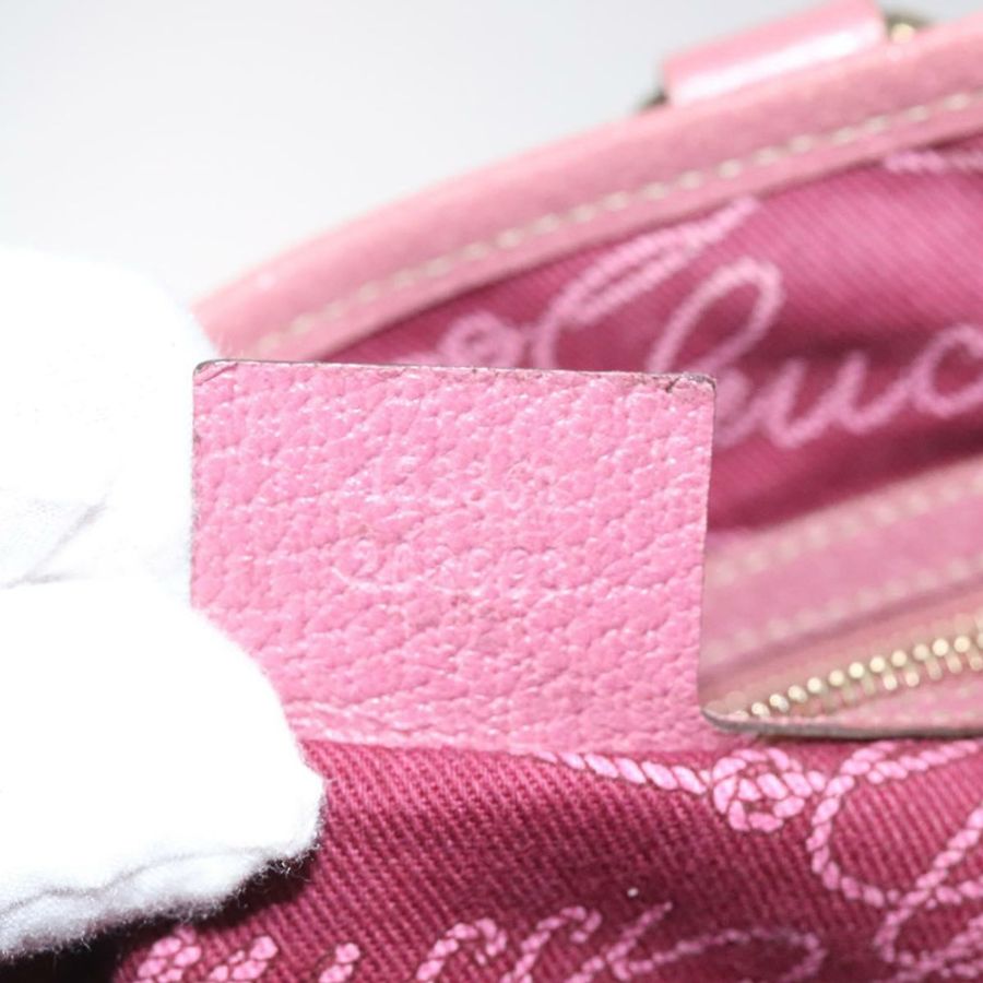 【日本直送】GUCCI GG帆布托特包 米粉紅色 正品 nb054-11