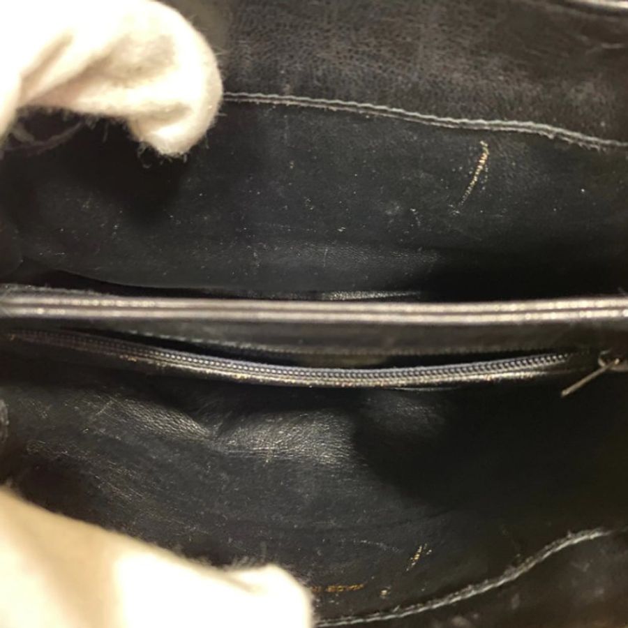 Chanel vintage bucket lambskin black/gold-10
