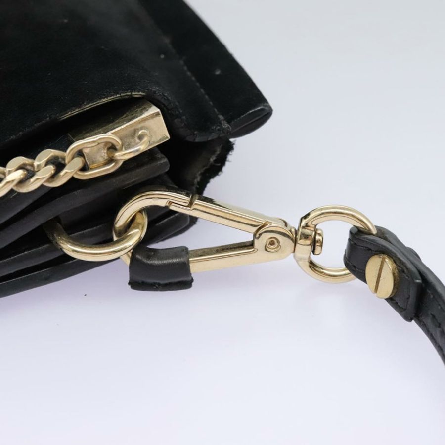 【日本直送】Chloe Fay 肩背包 麂皮皮革 黑色 正品 KD130-8