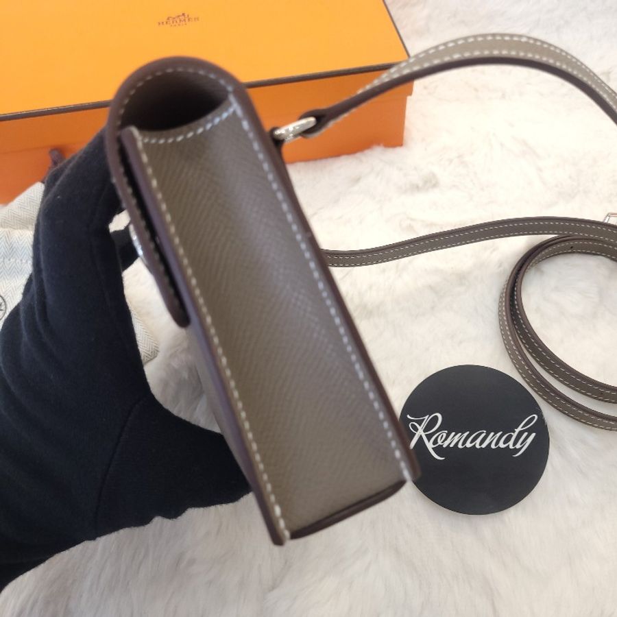Hermès snap wallet 大象灰-4