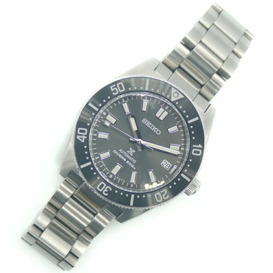 SEIKO PROSPEX 潛水員潛水機械 1965 Heritage SBDC101 自動灰色錶盤手錶-7