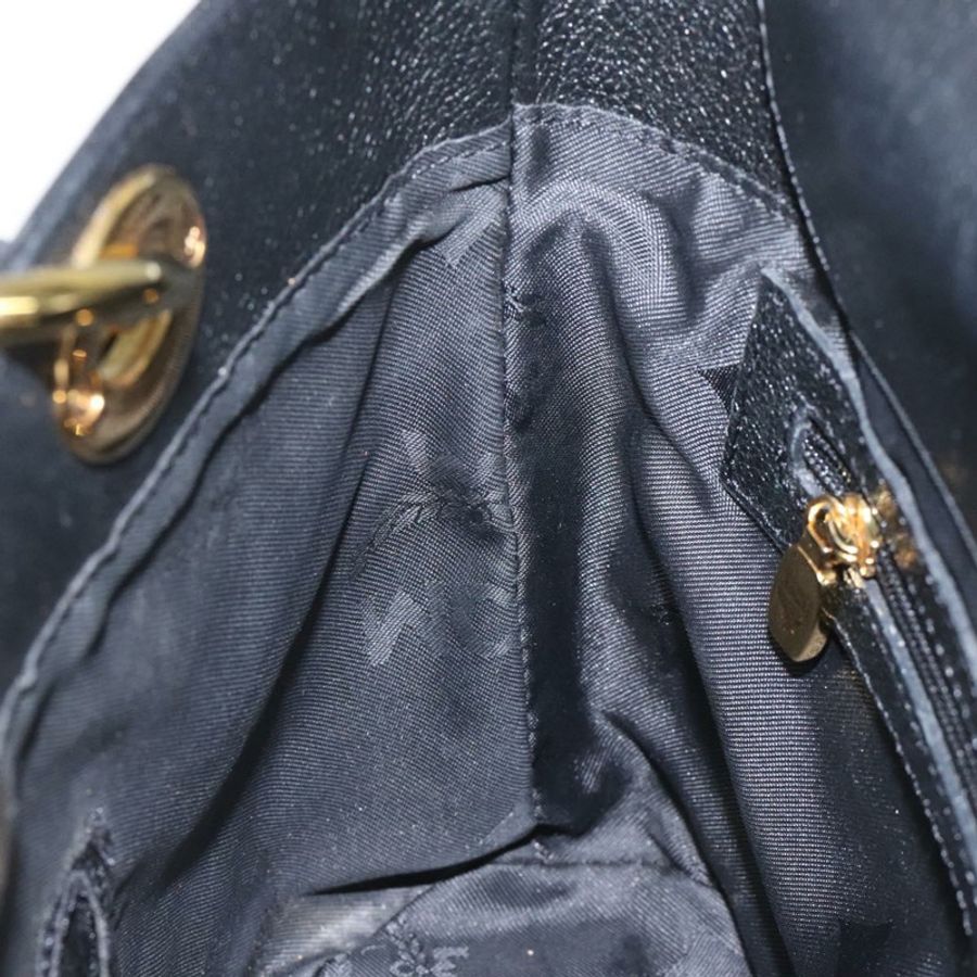 【日本直送】MCM 手提包 皮革 黑色 金色 正品 yk17655-19