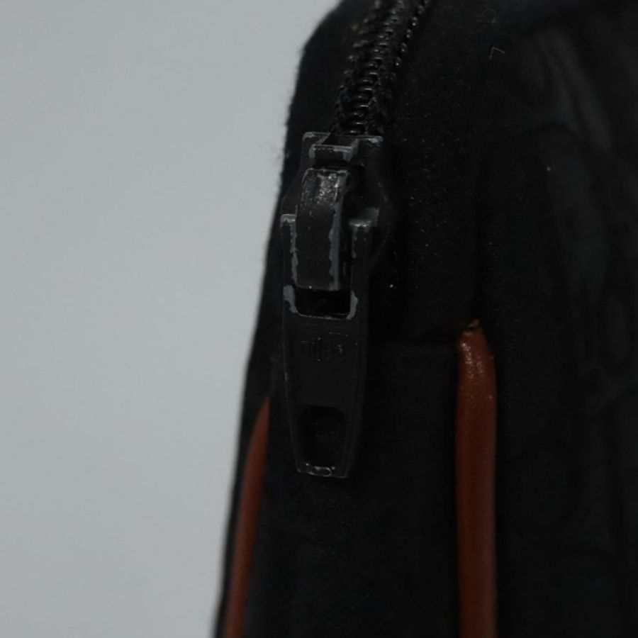 【日本直送】Christian Dior Trotter帆布手拿包 黑色金色 正品 ti2911-7