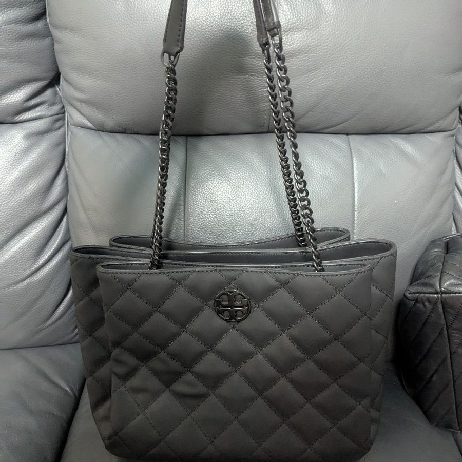 Tory Bunch All Black Willa Tote-0
