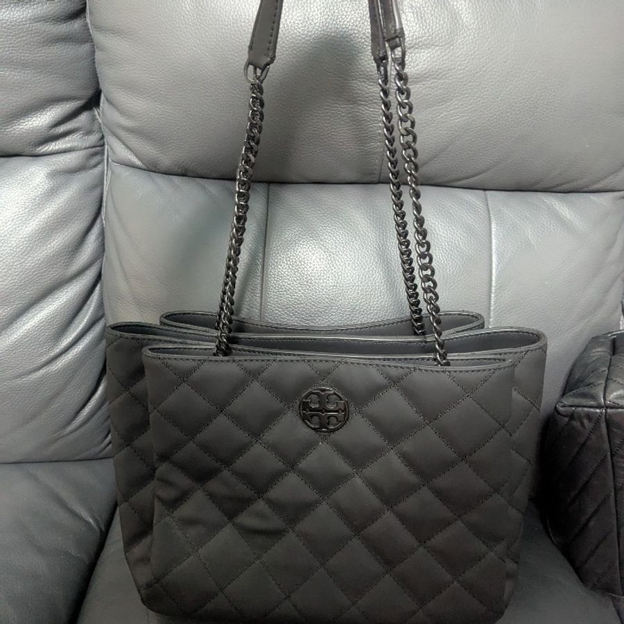 Tory Bunch All Black Willa Tote-1