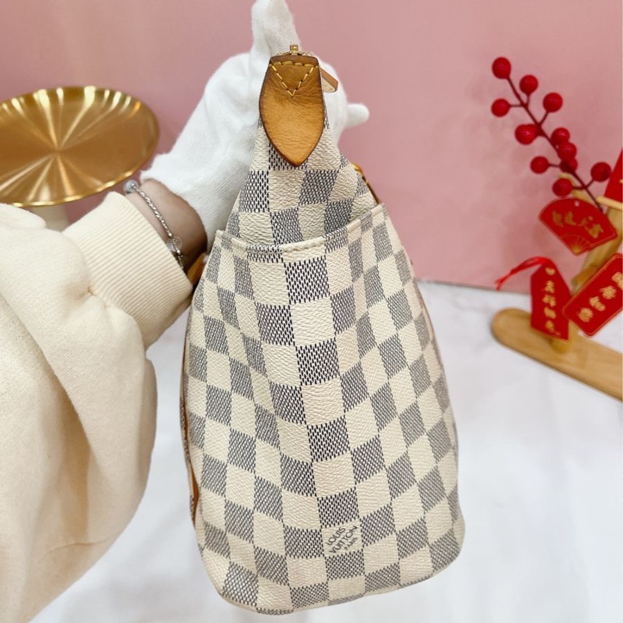 莉亞精品♡LV N41279 棋盤格小天心 二手-7