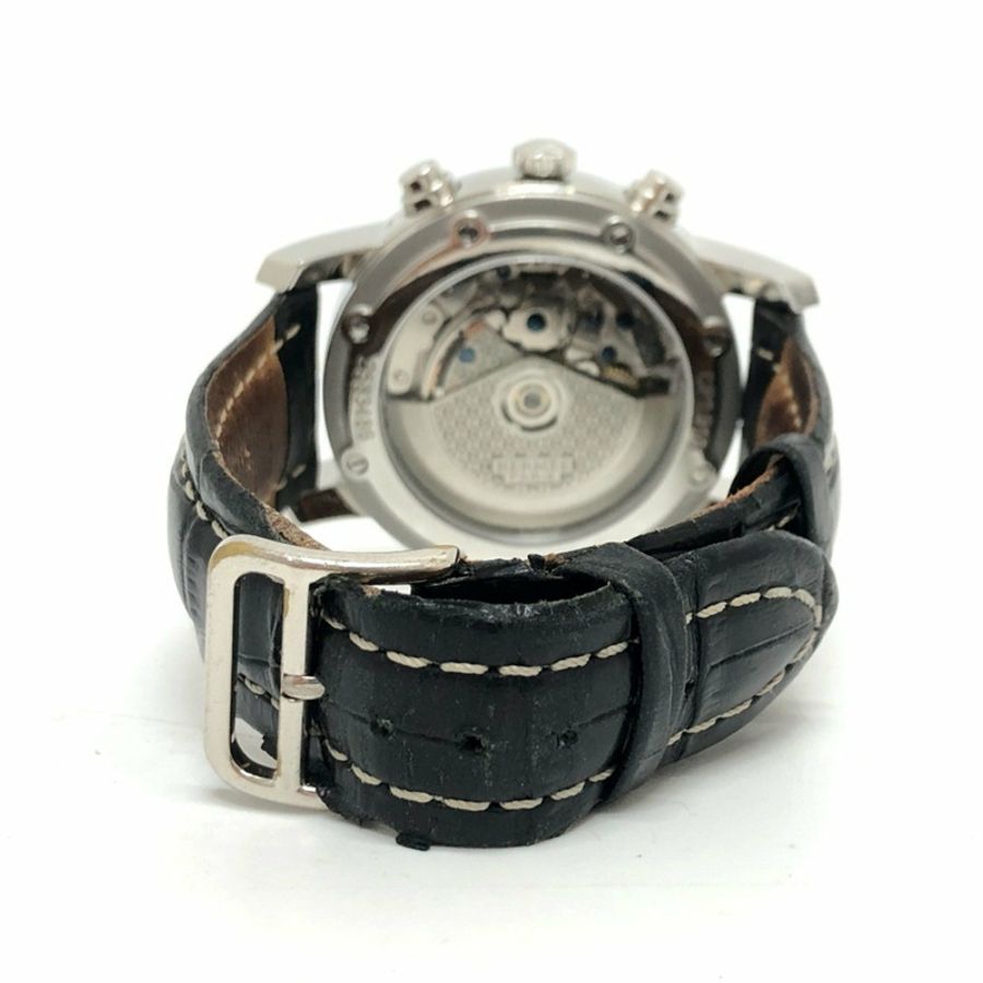 HERMES CP1.910 Clipper Chrono 自動計時碼錶日期腕錶 SS 男士銀色-5