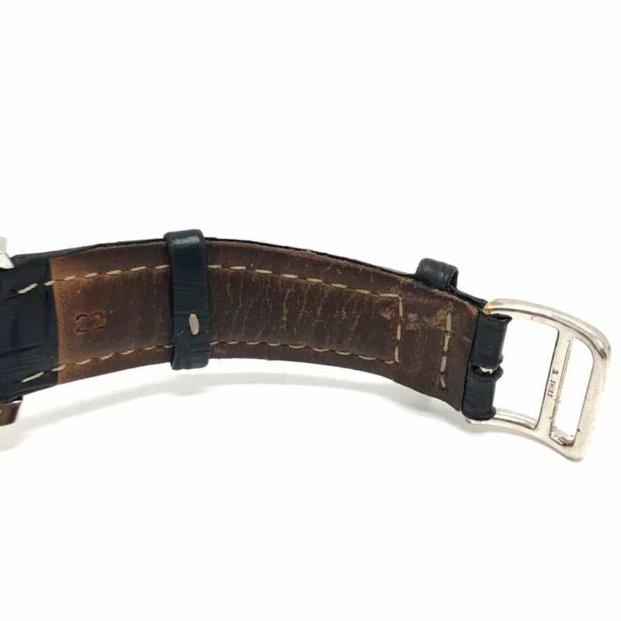 HERMES CP1.910 Clipper Chrono 自動計時碼錶日期腕錶 SS 男士銀色-9