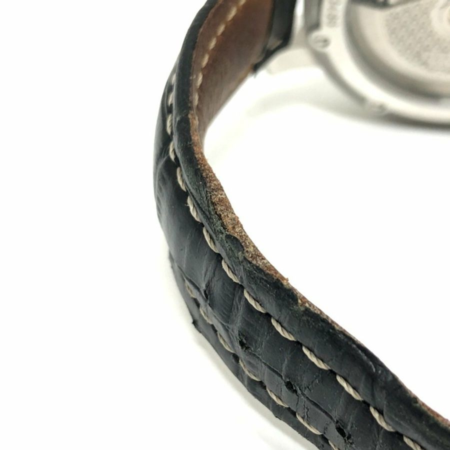 HERMES CP1.910 Clipper Chrono 自動計時碼錶日期腕錶 SS 男士銀色-11