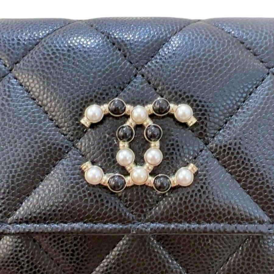 【M】Chanel|香奈兒小小廢包 mirco bag、mini bag、小皮件 珍珠logo-6