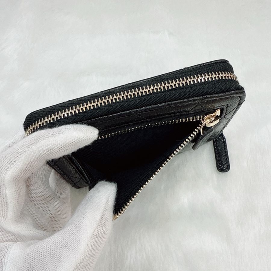 莉亞精品♡Chanel AP4652 新款ㄇ拉對開短夾 金扣 全新-4