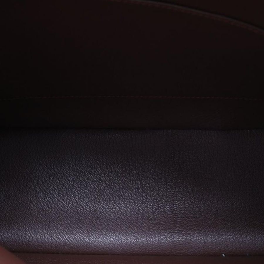 HERMES(愛馬仕) Vibrato羊切皮 框O 手提包-4
