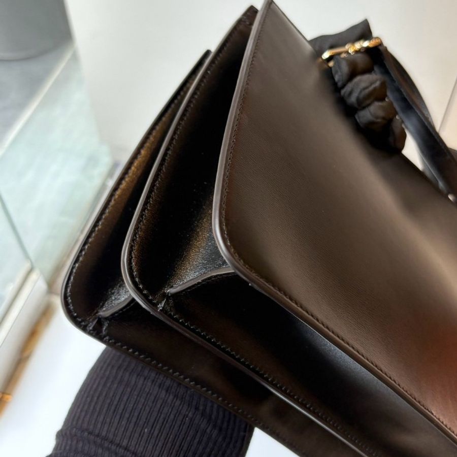 Cartier 美洲豹系列 黑皮典雅兩用包-13