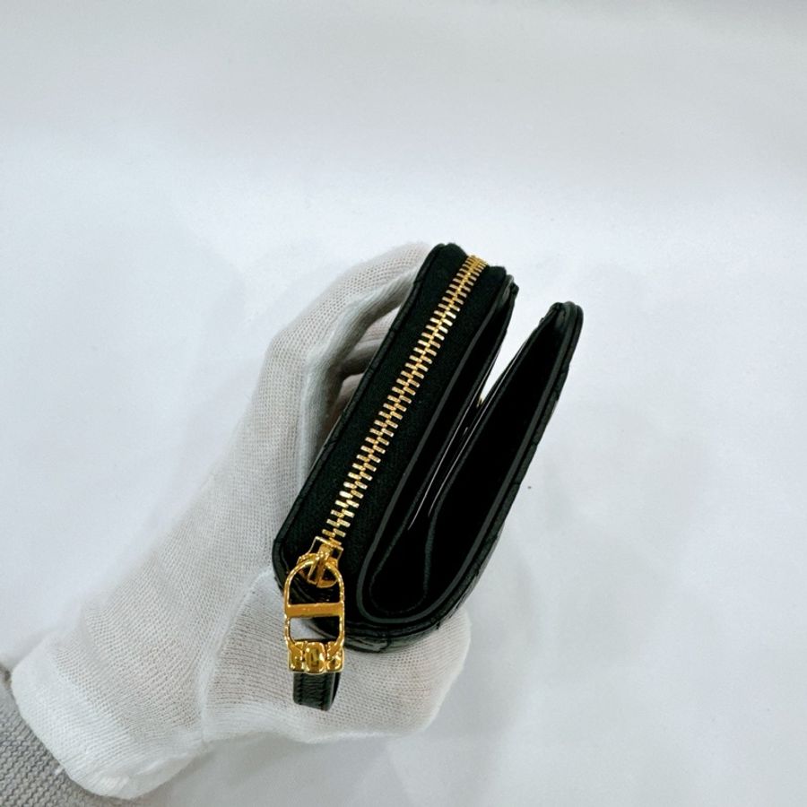 莉亞精品♡Dior Caro 大拉鍊對開短夾 全新-2