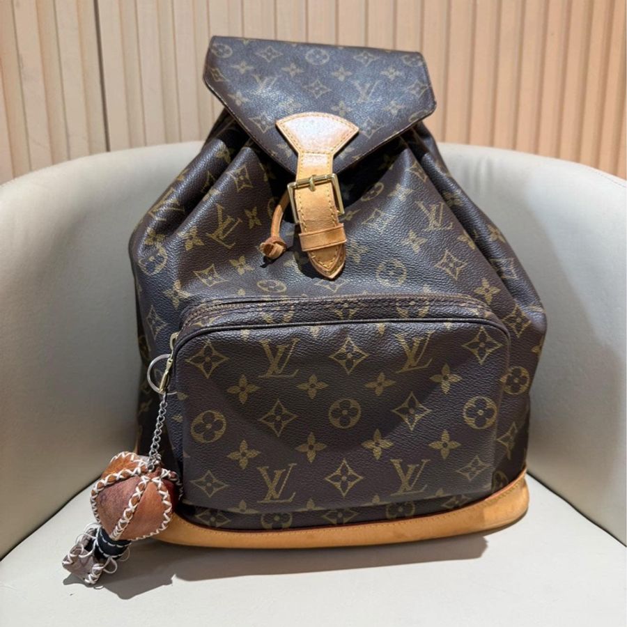 Lv 經典老花 monogram gm後背包 賠錢割愛 買到賺到-0