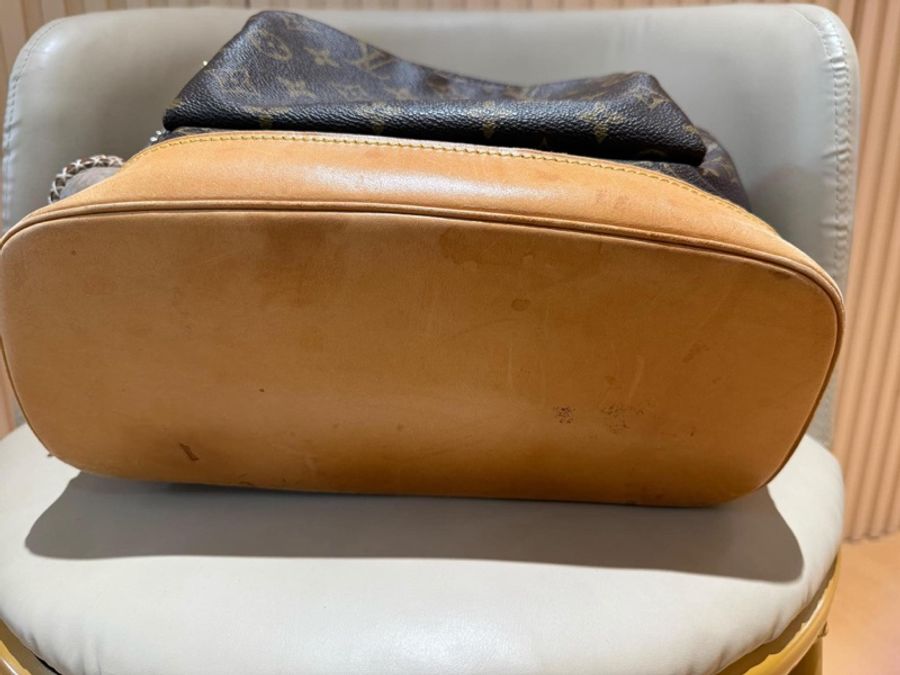 Lv 經典老花 monogram gm後背包 賠錢割愛 買到賺到-4