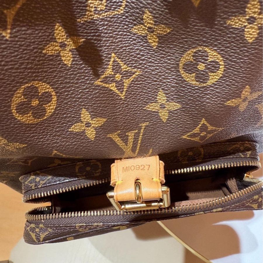 Lv 經典老花 monogram gm後背包 賠錢割愛 買到賺到-12