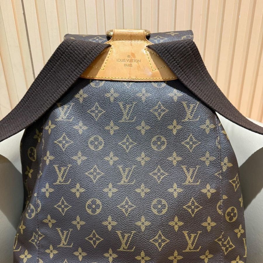 Lv 經典老花 monogram gm後背包 賠錢割愛 買到賺到-18