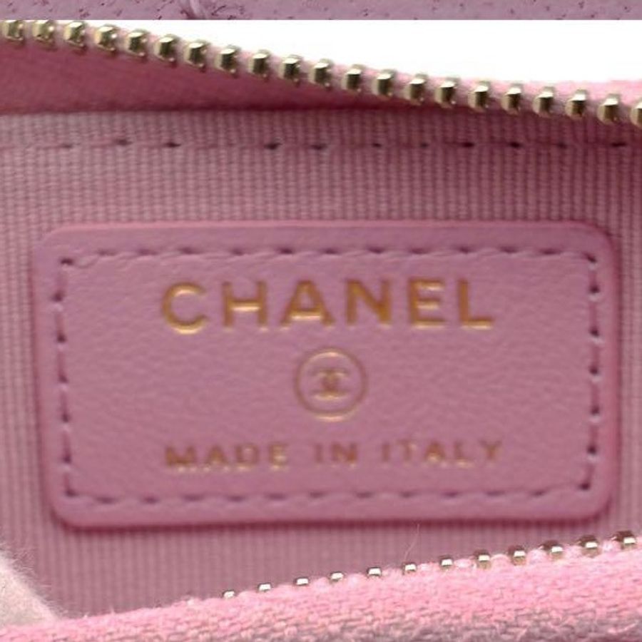💝FuFu.Style ⟡.·* Chanel 芭比粉短夾零錢包-30