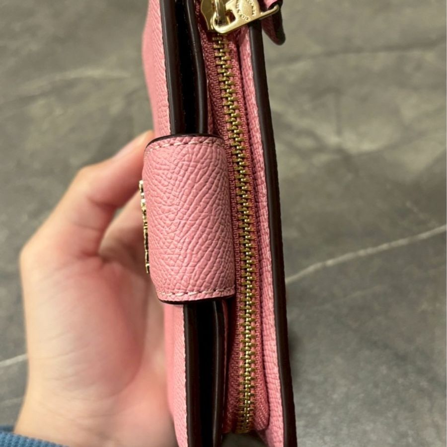 Coach粉色中夾-4