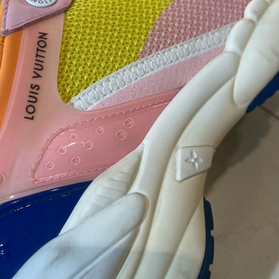 ::LOUIS VUITTON:: LV 1AAP5B Run 55 Trainers 拼色球鞋-18