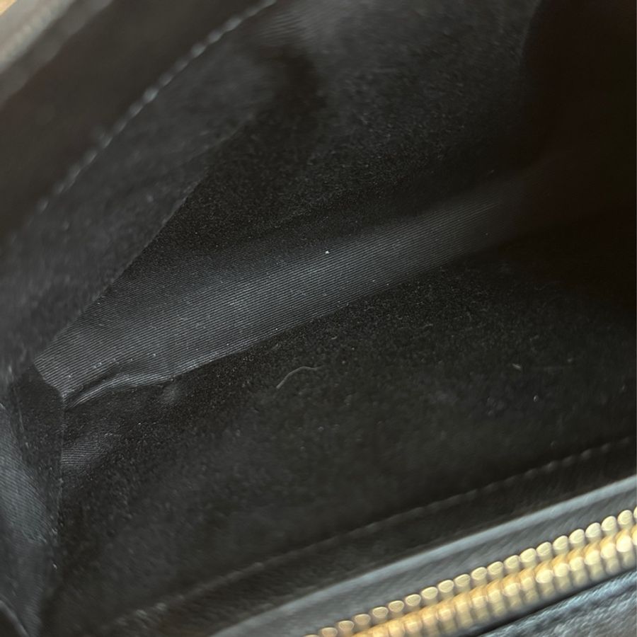 Ysl黑金做舊牛皮學院包-27
