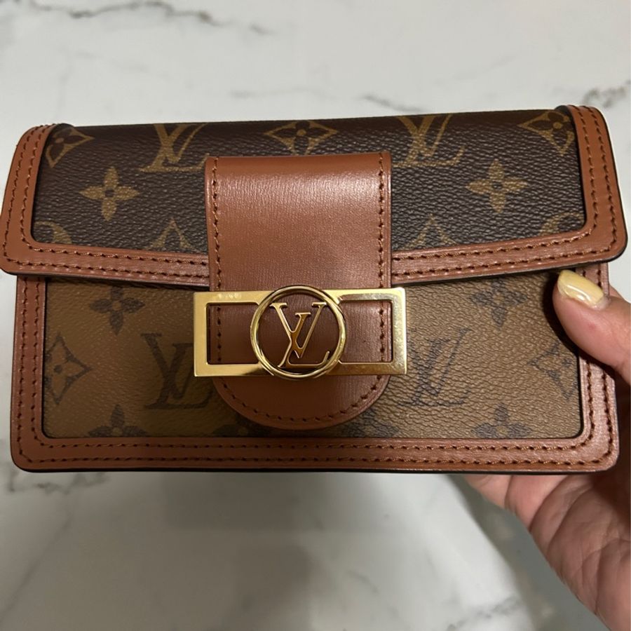 路易威登 LOUIS VUITTON LV DAUPHINE WOC 鏈條包 *九成新*-0