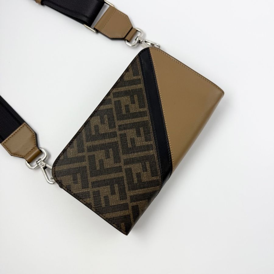 FENDI Diagonal對角線斜背包-0