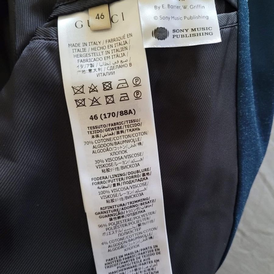 Gucci 100週年特别系列硬緞面夾克外套(超級限量)-4