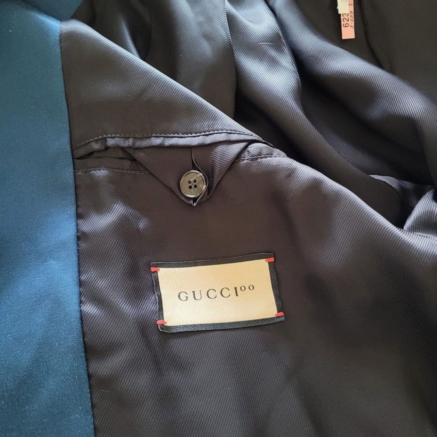 Gucci 100週年特别系列硬緞面夾克外套(超級限量)-5