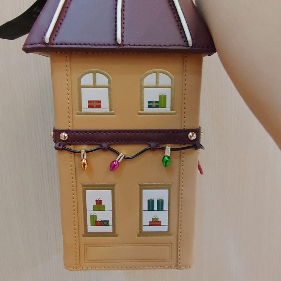Kate Spade toy house 聖誕玩具屋 造型手提包 側背包-2