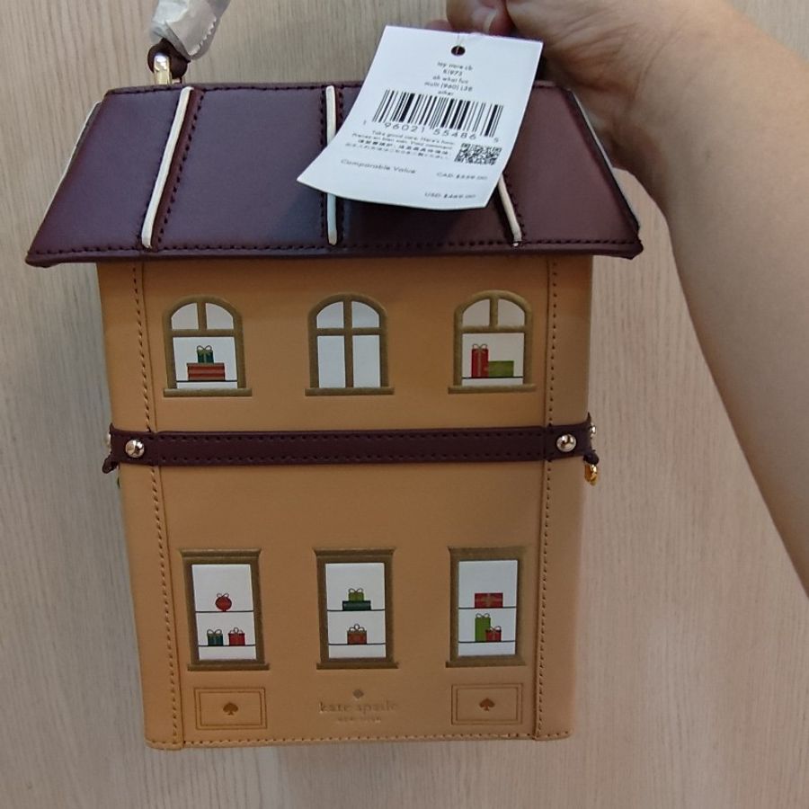 Kate Spade toy house 聖誕玩具屋 造型手提包 側背包-6