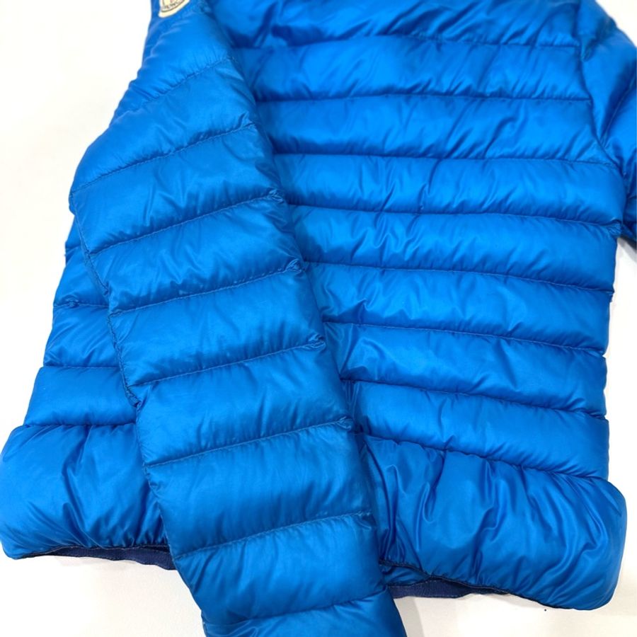 moncler 寶藍 立領 連帽外套 輕羽絨 羽絨外套 防風外套-5