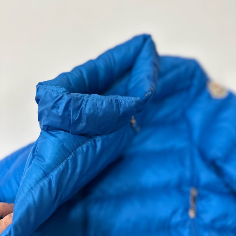 moncler 寶藍 立領 連帽外套 輕羽絨 羽絨外套 防風外套-7
