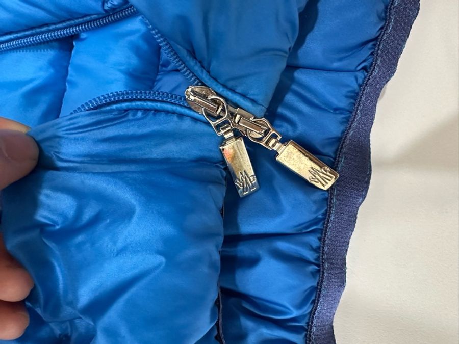 moncler 寶藍 立領 連帽外套 輕羽絨 羽絨外套 防風外套-8