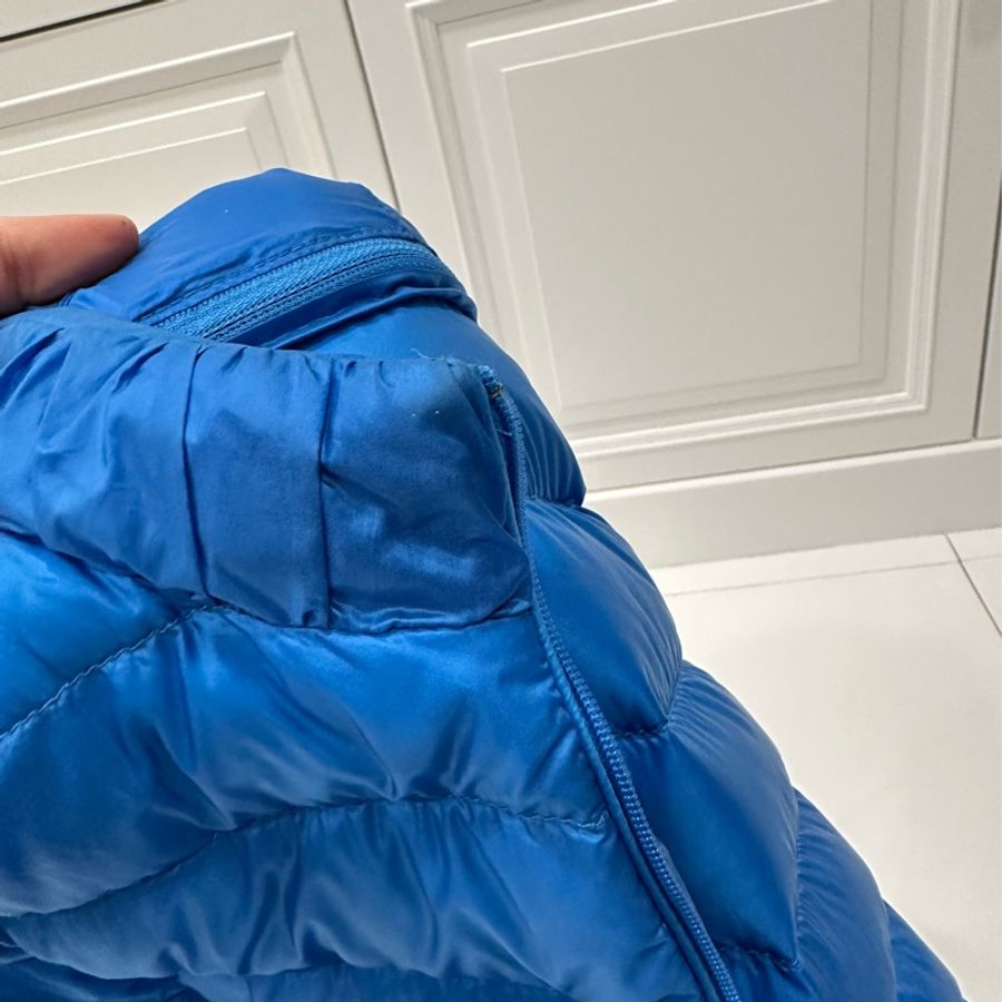 moncler 寶藍 立領 連帽外套 輕羽絨 羽絨外套 防風外套-19