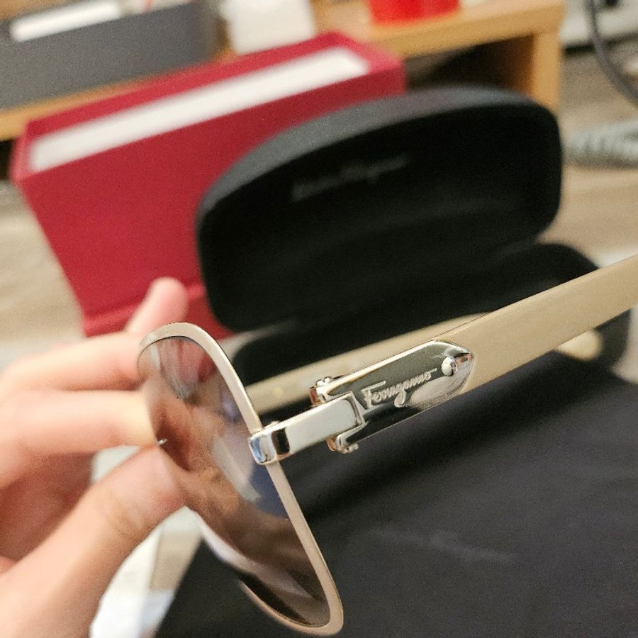 Ferragamo奶茶色 墨鏡(🩷限時降價❣️)-23