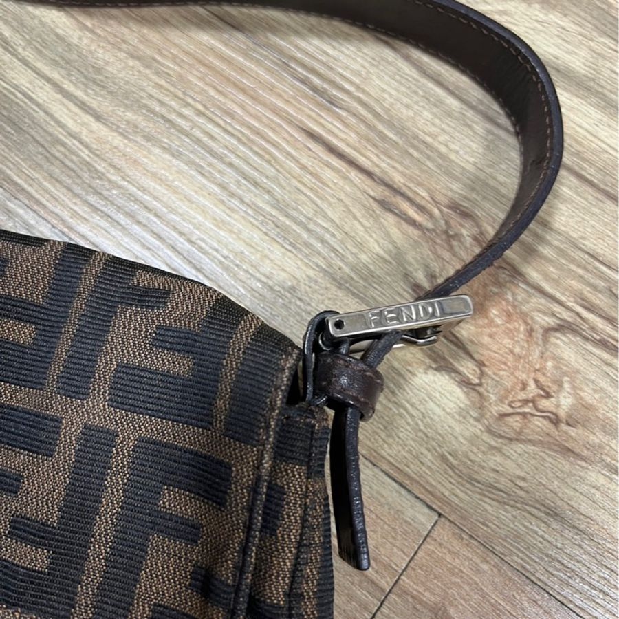 FENDI 經典老花法棍包 肩背包 中古 二手-9