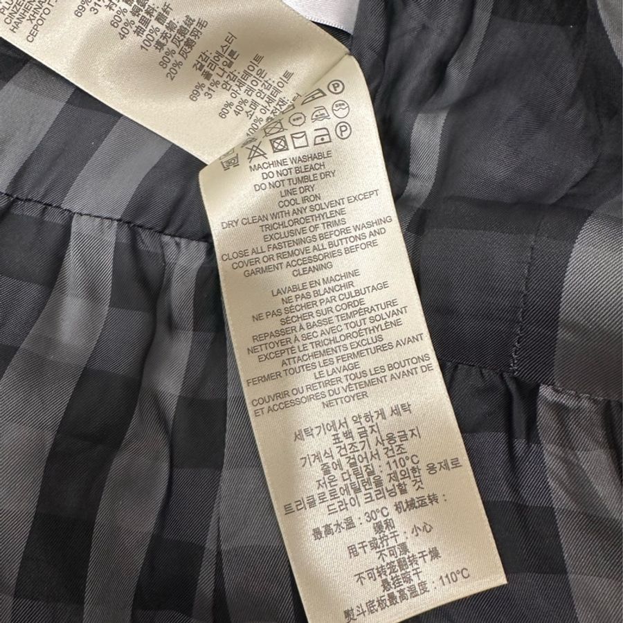 BURBERRY 黑色 長版羽絨 羽絨外套 防風外套 外套 夾克-16