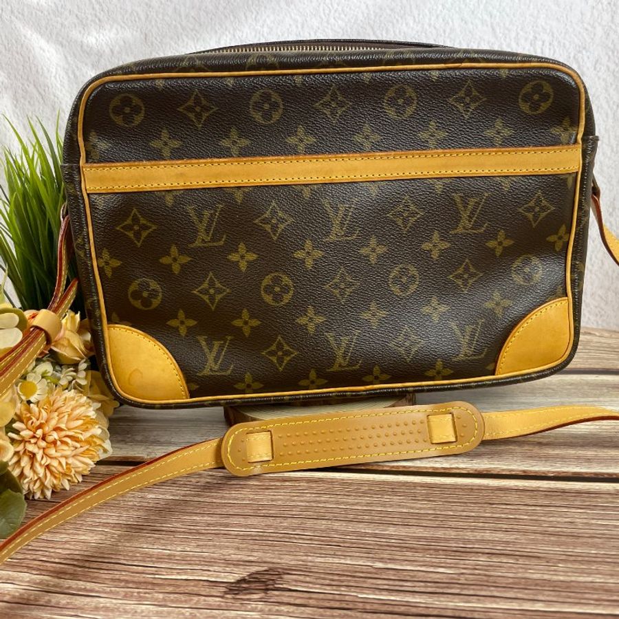 Louis Vuitton Monogram Trocadero 27 經典原花航空包~🔥少見極新絕版美包🔥~ 側背包/肩背包/男女適用-4