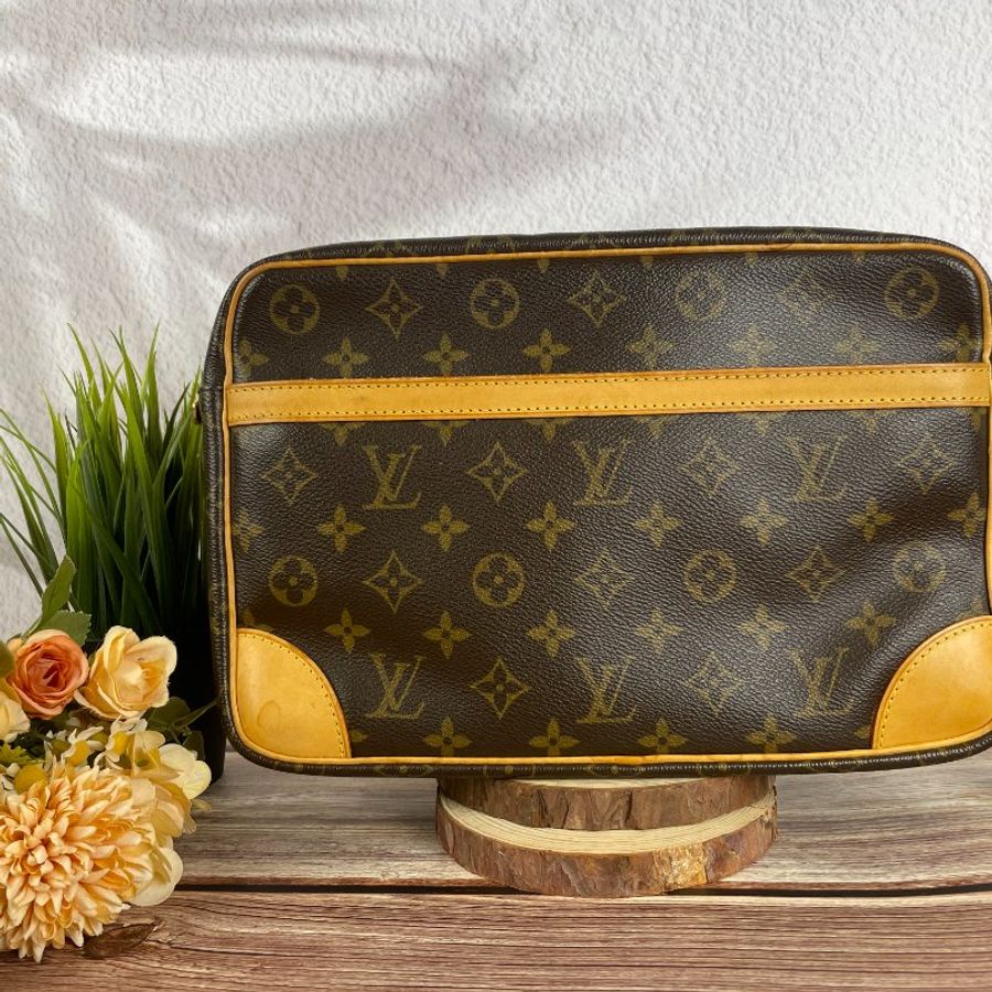 Louis Vuitton Monogram Trocadero 27 經典原花航空包~🔥少見極新絕版美包🔥~ 側背包/肩背包/男女適用-5