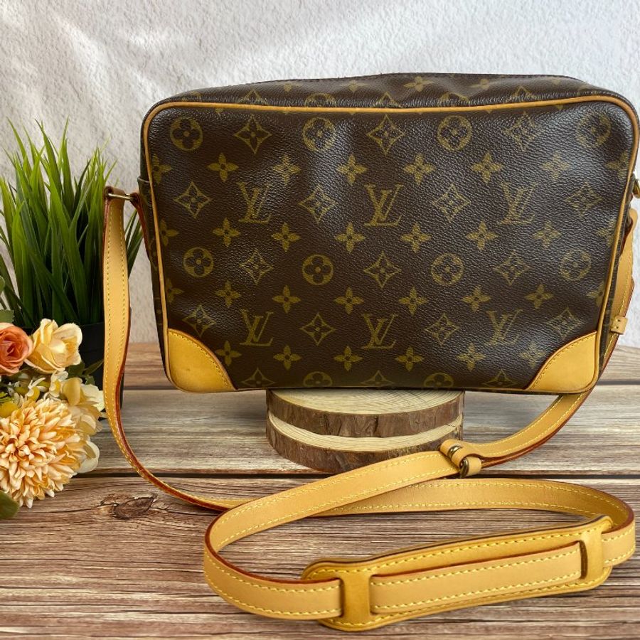 Louis Vuitton Monogram Trocadero 27 經典原花航空包~🔥少見極新絕版美包🔥~ 側背包/肩背包/男女適用-6