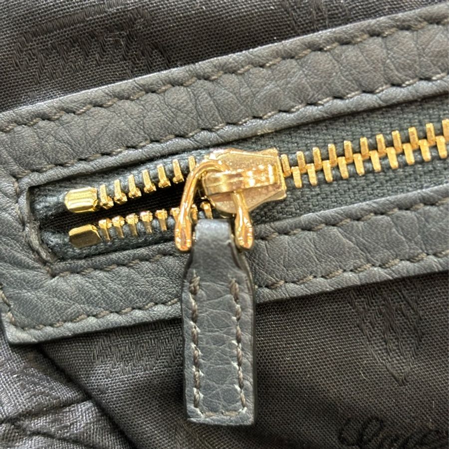 GUCCI 247597 鐵灰 銀河灰 全皮 肩背包 牛角包 購物包 托特包-26
