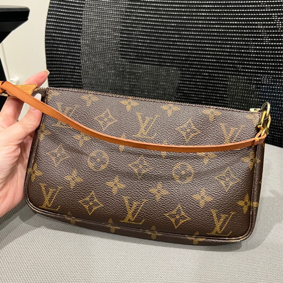 Louis Vuitton LV 經典老花麻將包 輕盈實背耐用👜包包狀態很好-0