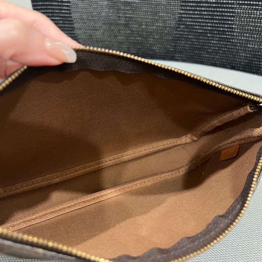 Louis Vuitton LV 經典老花麻將包 輕盈實背耐用👜包包狀態很好-4